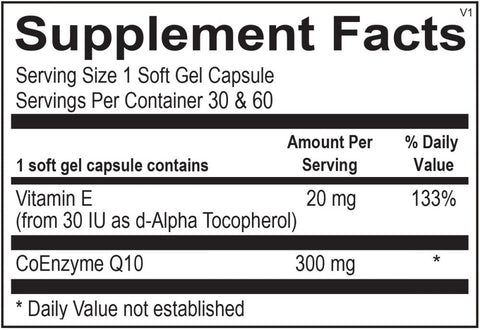 Pure CoQ10 300 mg